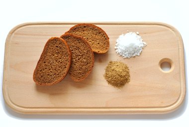 Wodden gemide baharat ile ekmek