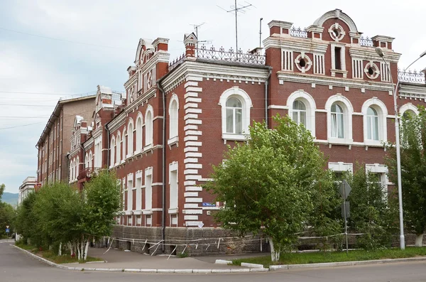 Chita, RU - July 20 2014: Commercial apartment of Bergut family, was built in 1907 — Stock Photo, Image