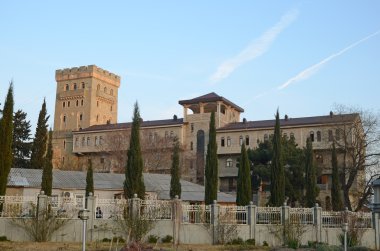 Tbilisi ana katedralde karmaşık Kulesi inşaatı