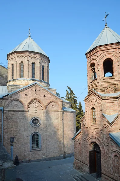 Mamadaviti (babası David) Kilisesi, Mtatsminda Dağı, Tbilisi — Stok fotoğraf