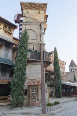 Rezo Gabriadze düşen Kulesi, kukla tiyatrosu. Tbilisi