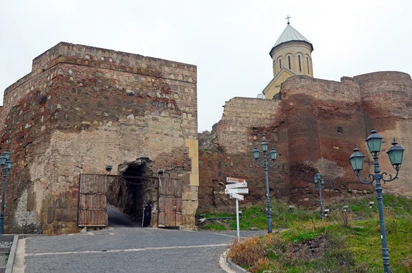 Narikala - Tbilisi obranná pevnost. Vstup — Stock fotografie