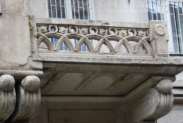 Unique traditional  balconies in Tbilisi. Georgia — Stock Photo, Image