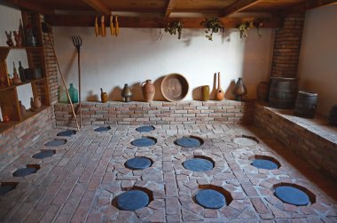 Traditional Georgian winery