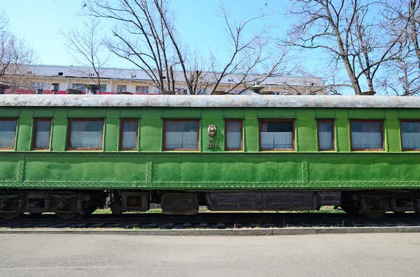 GORI, GEORGIA - 4 de marzo de 2015: Vagon personal de Joseph Stalin en su museo en Gori, Georgia —  Fotos de Stock