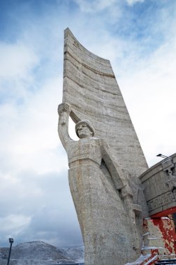 Ulaanbaatar, Mn - 02 Aralık 2015: Bellek karmaşık Zaisan buraya Ulaanbaatar Moğolistan Tarih