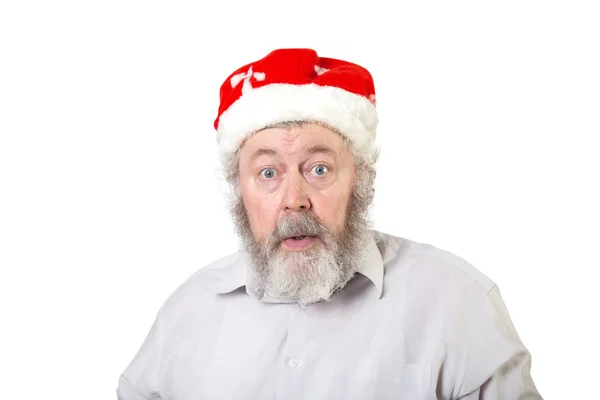 Känslomässiga riktiga jultomten — Stockfoto