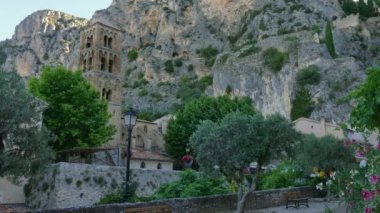 Fransa Moustiers Sainte Marie küçük Fransız şehir geleneksel köy