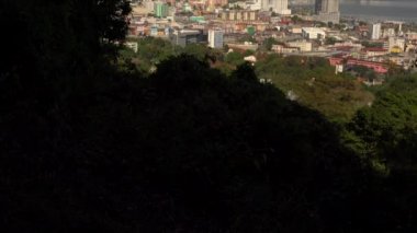 Panama City Orta Amerika Obarrio Bank District görünümü