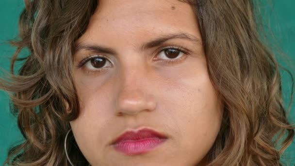 42 Hispanic People Portrait Sad Worried Girl Face Expression