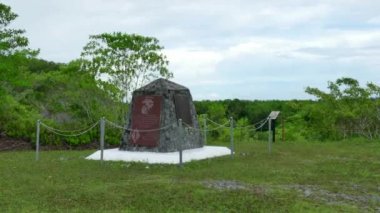 Deniz deniz kuvvetleri bize Memorial Peleliu Savaşı askeri mezarlığı mezarlık