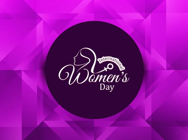 Beautiful Women 's day background design — стоковый вектор