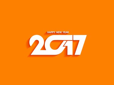 Mutlu yeni yıl 2017 tasarımını güzel metin