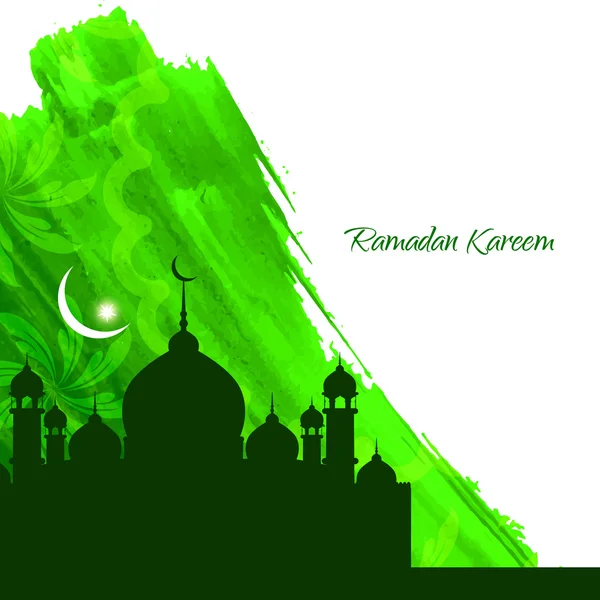 Ramadan Kareem bakgrund design — Stock vektor