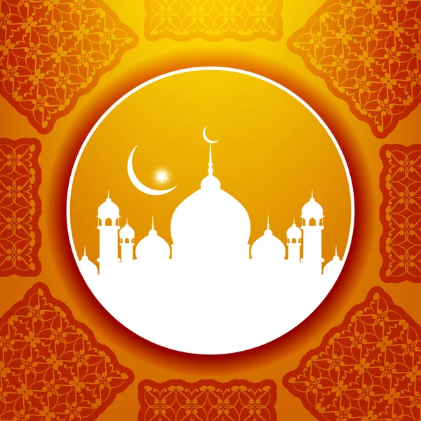 Ramadan Kareem achtergrond ontwerp — Stockvector