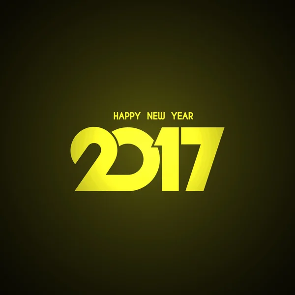 Resumen brillante feliz año nuevo 2017 fondo — Vector de stock