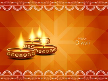Mutlu Diwali arka plan tasarım