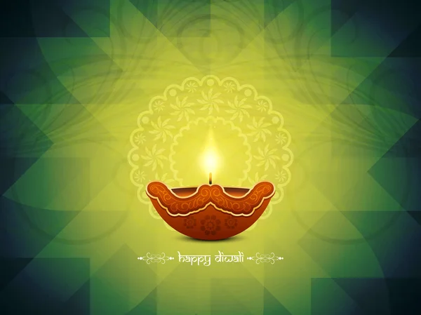 Happy Diwali Diseño de fondo — Vector de stock