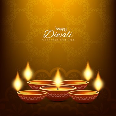 Mutlu Diwali arka plan tasarım