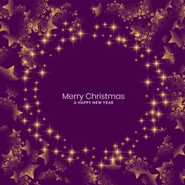 Mor renkli, parlak Mutlu Noeller festivali arka plan vektörü