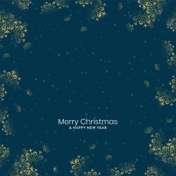 Elegant Merry Christmas Festival Background Design Vector — Stock Vector