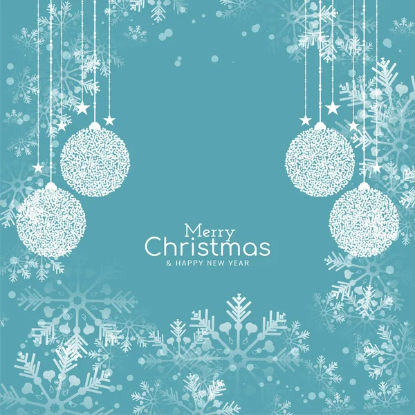 Soft Flat Color Merry Christmas Festival Elegant Background Vector — Stock Vector