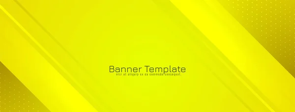 Abstrato Elegante Design Faixa Brilhante Vetor Bandeira Geométrica — Vetor de Stock