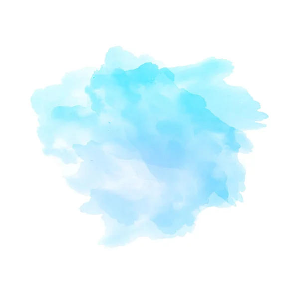Abstraktes Blaues Aquarell Design Hintergrundvektor — Stockvektor