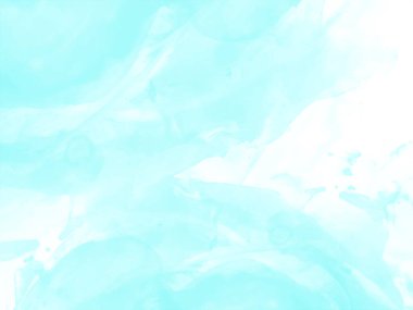 Yumuşak mavi suluboya desenli arkaplan vektörü