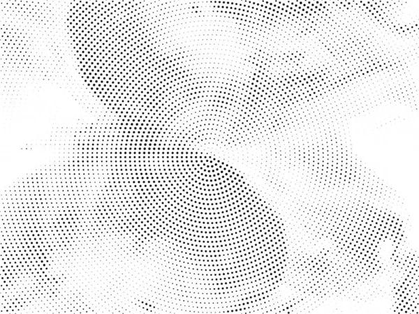 Abstraktes Kreisförmiges Halbton Design Hintergrundvektor — Stockvektor