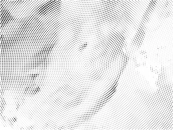 Abstraktes Kreisförmiges Halbton Design Hintergrundvektor — Stockvektor