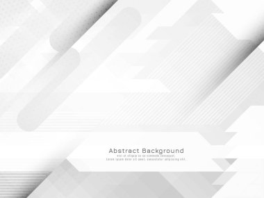 Modern gri ve beyaz geometrik arkaplan vektörü