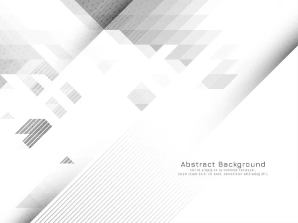Modern Trendy Gray White Geometric Background Vector — Stock Vector