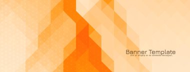 Sarı ve kırmızı üçgen mozaik desenli bayrak tasarım vektörü