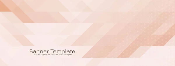 Resumen Geométrico Triangular Patrón Mosaico Banner Diseño Vector — Vector de stock