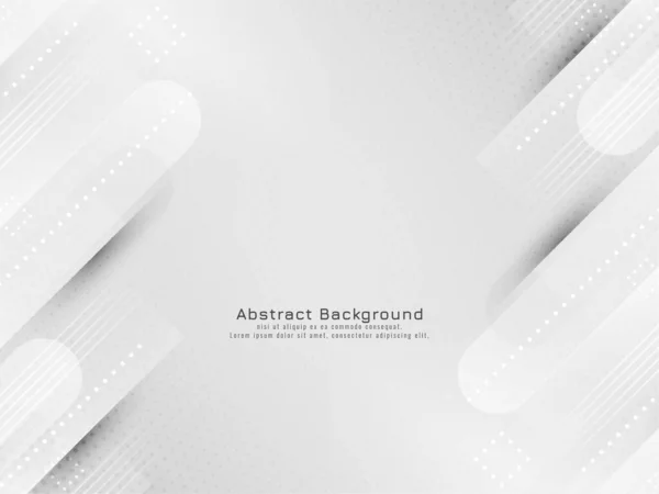 Gray White Modern Elegant Geometric Background Vector — Wektor stockowy