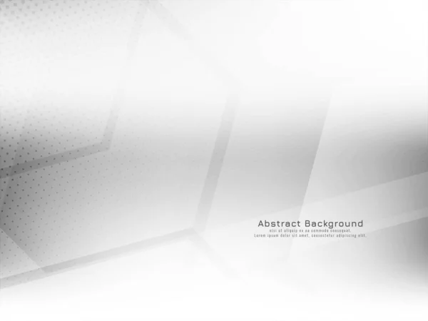 Abstrakt Geometrisk Hexagon Stil Koncept Vit Bakgrund Vektor — Stock vektor