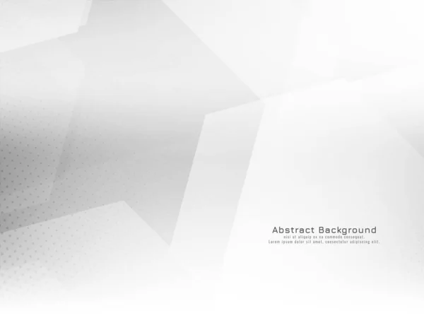Lumineux Élégant Style Hexagone Géométrique Blanc Fond Vecteur — Image vectorielle
