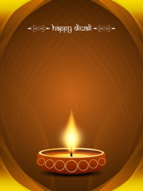 Mutlu Diwali kart tasarımı