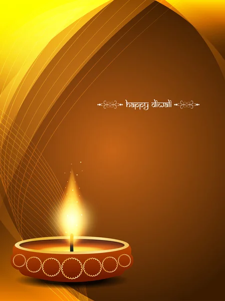 Diseño de tarjetas Happy Diwali — Vector de stock