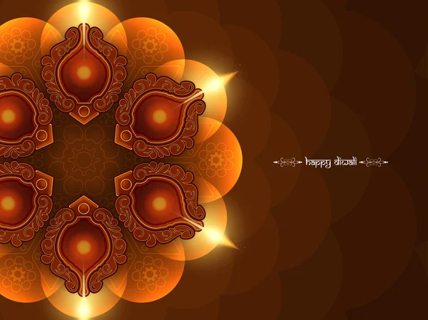 Mutlu Diwali kart tasarımı