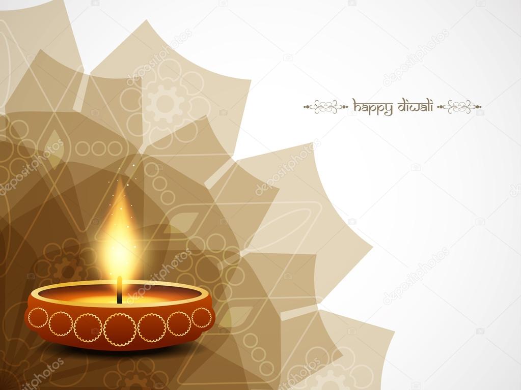 Happy Diwali card design