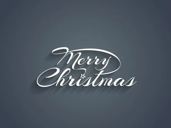 Merry Christmas text design. — Stock Vector