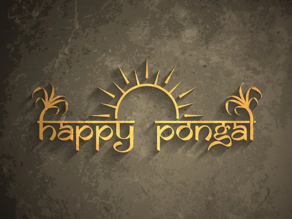 Belle conception de fond de Happy Pongal . — Image vectorielle