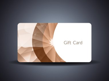 Zarif Hediyelik kart tasarımı.