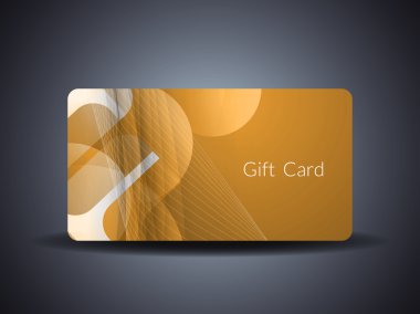 Zarif Hediyelik kart tasarımı.