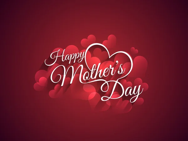 Elegant card design for Mother's day. — Stock Vector
