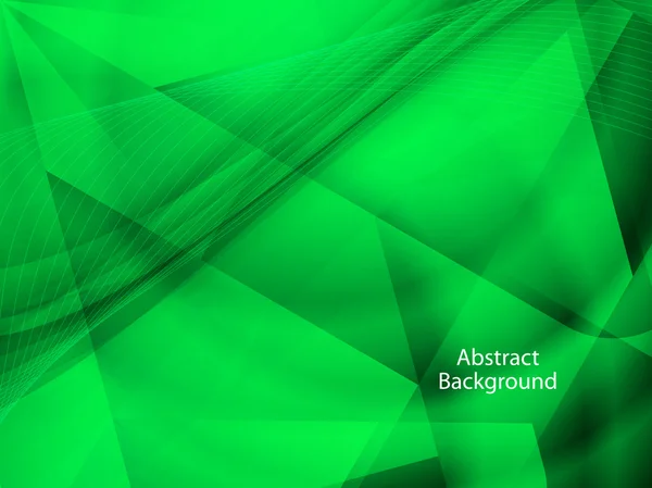 Elegante groene kleur achtergrond met veelhoekige vormen. — Stockvector
