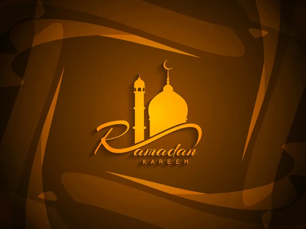 Belo design de fundo Ramadan Kareem . —  Vetores de Stock