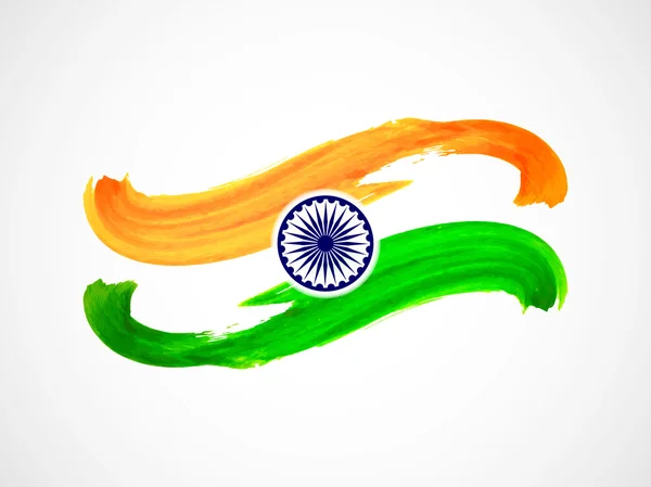 Elegante brilhante fundo tema bandeira indiana . — Vetor de Stock